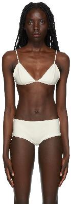 The Row Off-White Fotini Bikini Top