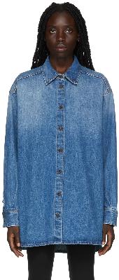 The Row Blue Frannie Denim Shirt