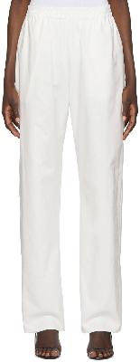 The Row Off-White Mercedes Trousers