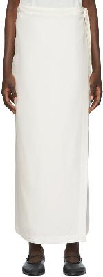 The Row SSENSE Exclusive Off-White Olina Maxi Skirt