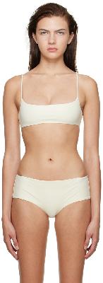 The Row Off-White Flori Bikini Top