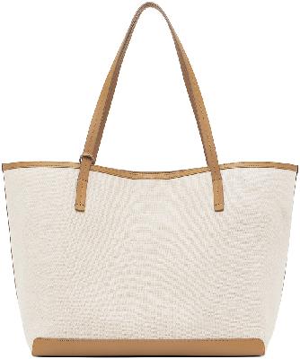 The Row Beige & Taupe Park Tote