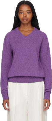 The Row Purple Kumamo Sweater