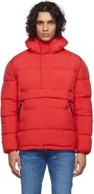The Very Warm Red Anorak Puffer Jacket