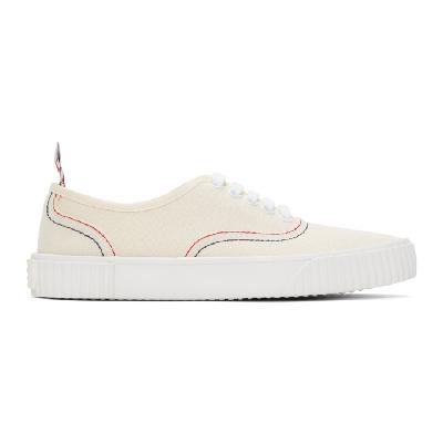 Thom Browne Off-White Heritage Vulcanized Sneakers