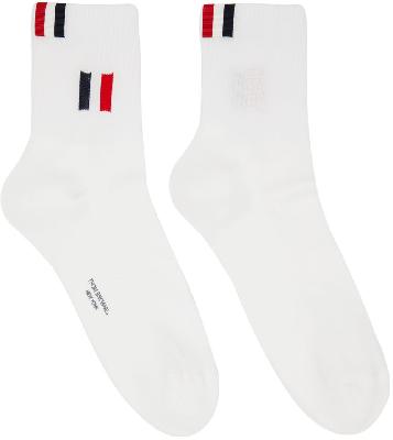 Thom Browne White Cotton Socks
