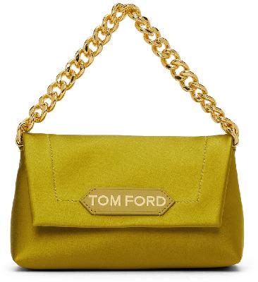 TOM FORD Green Mini Label Chain Bag