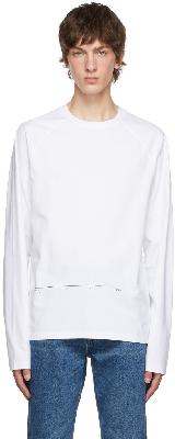 Tom Wood White Organic Cotton Long Sleeve T-Shirt