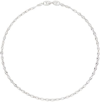 Tom Wood Silver Bean Chain Necklace