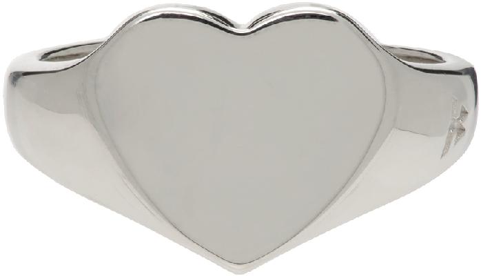 Tom Wood Silver Mini Heart Ring