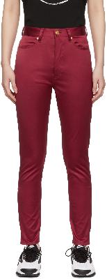 Undercover Red Shiny Trousers