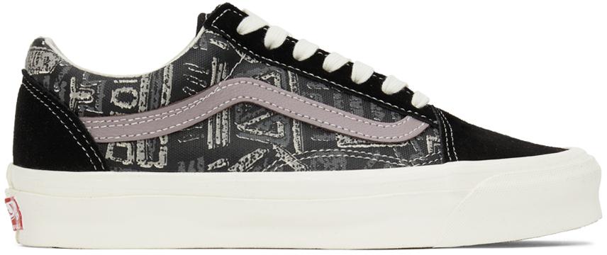 Vans Black & Purple UA OG Old Skool LX Sneakers