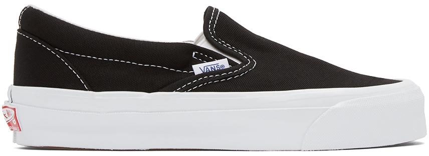 Vans Black OG Classic Slip-On Sneakers