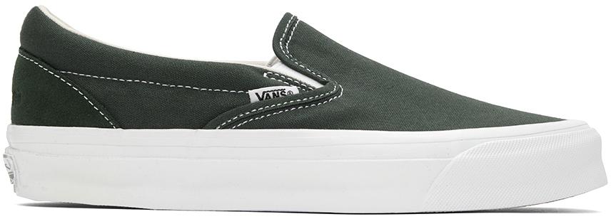 Vans Green Adsum Edition OG Classic Slip-On Sneakers