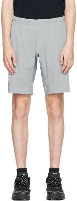 Veilance Gray Secant Comp Shorts