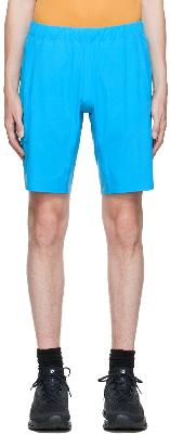 Veilance Blue Secant Comp Shorts