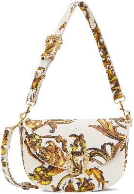 Versace Jeans Couture White Regalia Baroque Buckle Bag
