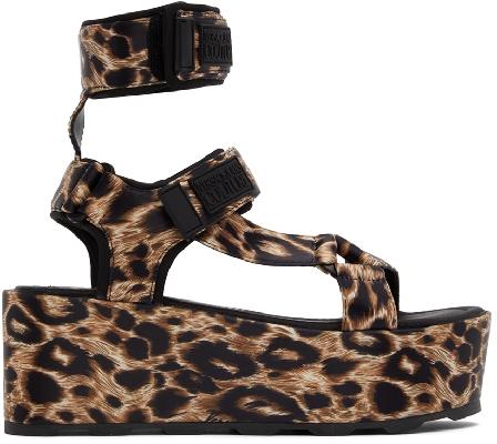 Versace Jeans Couture Brown Mallory Sandals
