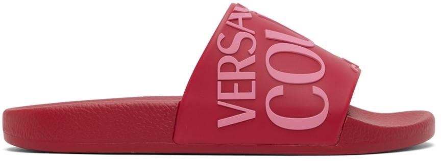 Versace Jeans Couture Red Logo Sandals