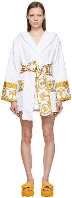 Versace Underwear White I Heart Baroque Robe
