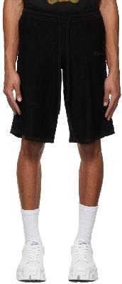 Versace Black Greca Shorts