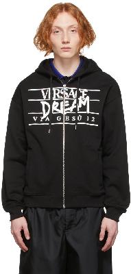 Versace Black Dream Logo Hoodie