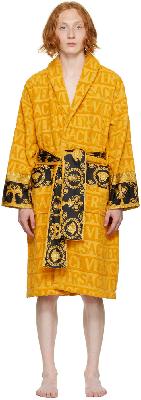 Versace Yellow 'I Heart Baroque' Robe