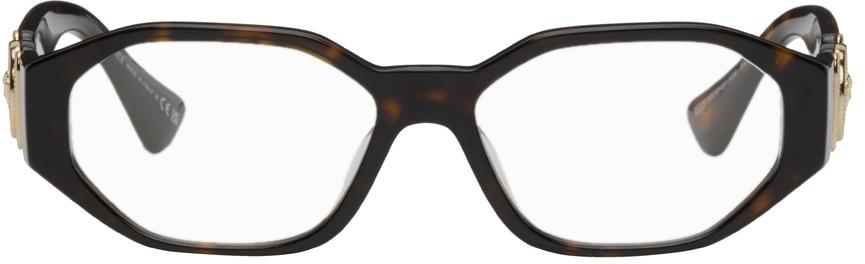 Versace Tortoiseshell Medusa Glasses