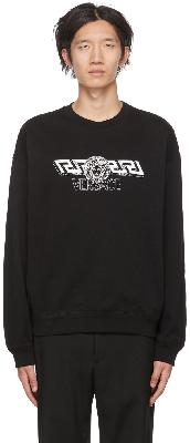 Versace Black La Greca Sweatshirt