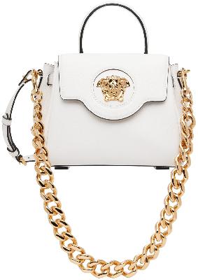 Versace Off-White 'La Medusa' Top Handle Bag