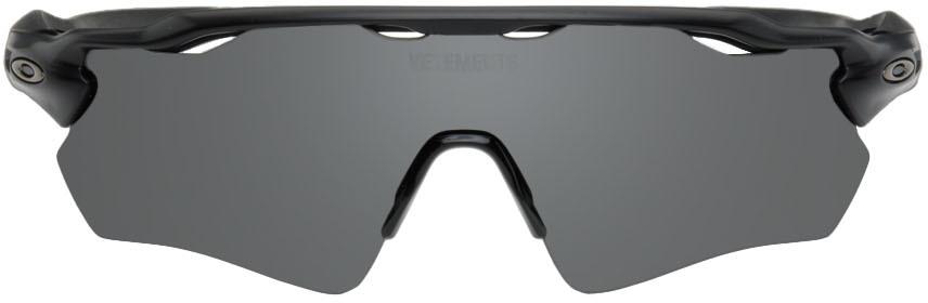 VETEMENTS Black Oakley Edition Shield Sunglasses