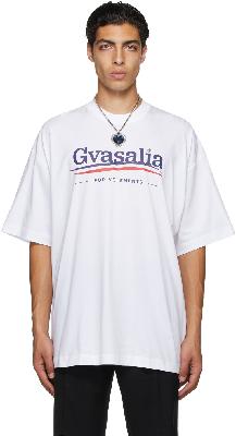 VETEMENTS White 'Gvasilia' T-Shirt