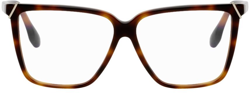 Victoria Beckham Tortoiseshell Square Glasses