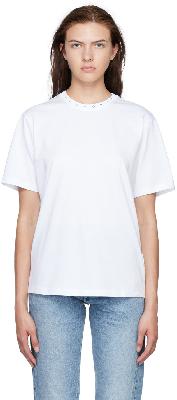 Victoria Beckham White Rib T-Shirt