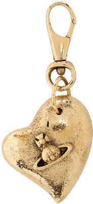 Vivienne Westwood Gold Gadget Heart Keychain