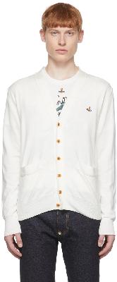 Vivienne Westwood White Organic Cotton Cardigan