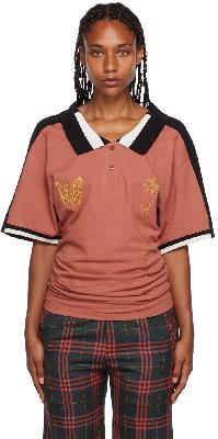 Vivienne Westwood Pink Striped Stefano Polo