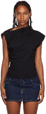 Vivienne Westwood Black Asymmetric T-Shirt