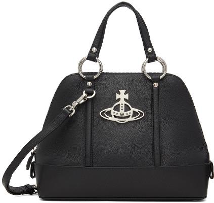 Vivienne Westwood Black Medium Jordan Top Handle Bag