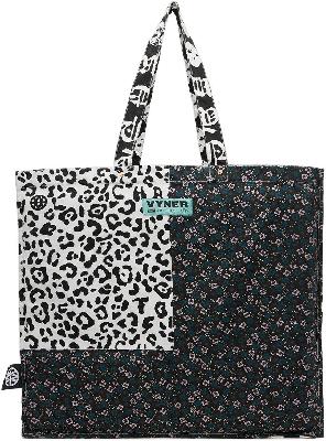 Vyner Articles Multicolor Paneled Tote