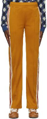 Wales Bonner Yellow Cotton Sunglight Lounge Pants