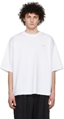 We11done White Back Logo T-Shirt