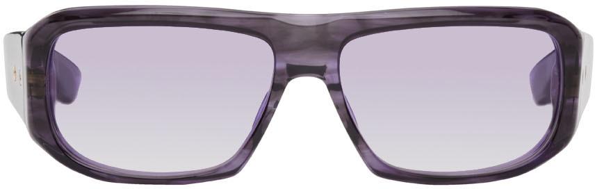 Who Decides War by MRDR BRVDO Purple DITA Edition Superflight Sunglasses