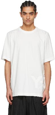 Y-3 White Cotton T-Shirt