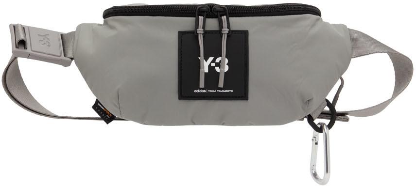Y-3 Gray Waistbag Pouch