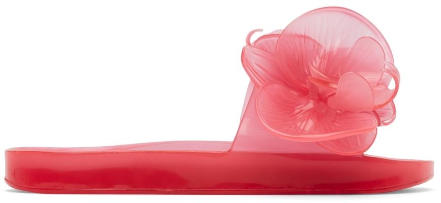 Y/Project Pink Melissa Edition Floral Slide Sandals