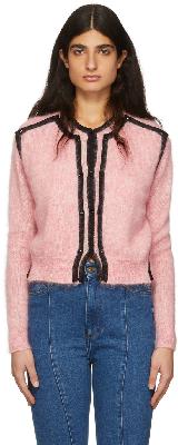 Y/Project Pink Mohair Cardigan