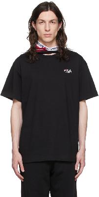 Y/Project Black Fila Edition Three Collar T-Shirt