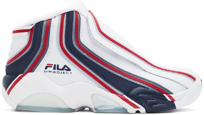 Y/Project White FILA Edition Stackhouse Sneakers