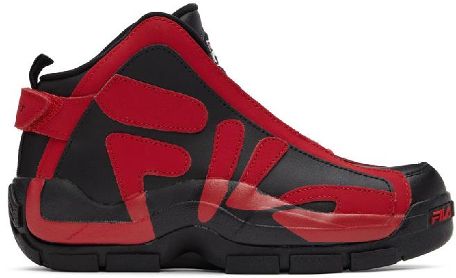 Y/Project Red & Black FILA Edition Grant Hill Sneakers